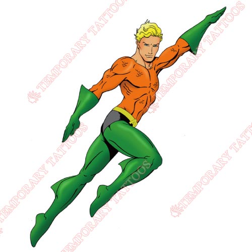 Aquaman Customize Temporary Tattoos Stickers NO.445